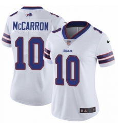 Women's Nike Buffalo Bills #10 AJ McCarron White Vapor Untouchable Limited Player NFL Jersey