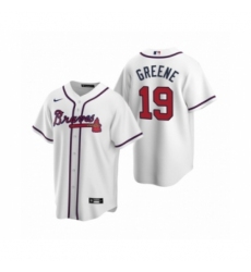 Men's Atlanta Braves #19 Shane Greene Nike White 2020 Replica Home Jersey