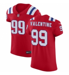 Men's Nike New England Patriots #99 Vincent Valentine Red Alternate Vapor Untouchable Elite Player NFL Jersey
