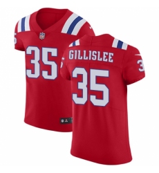 Men's Nike New England Patriots #35 Mike Gillislee Red Alternate Vapor Untouchable Elite Player NFL Jersey