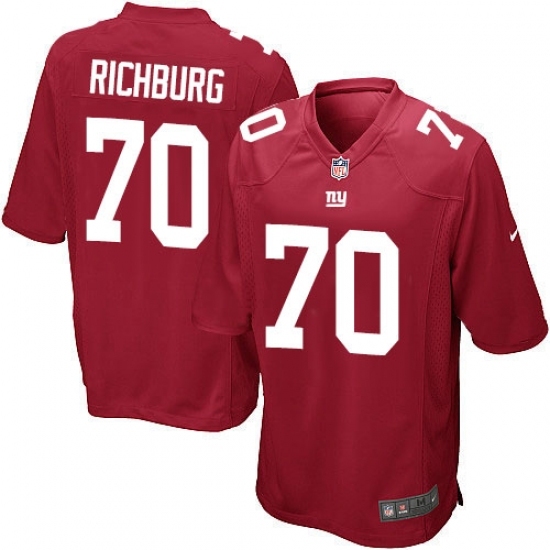 Men's Nike New York Giants #70 Weston Richburg Game Red Alternate NFL Jersey Men's Nike New York Giants #70 Weston Richburg Game Red Alternate NFL Jersey