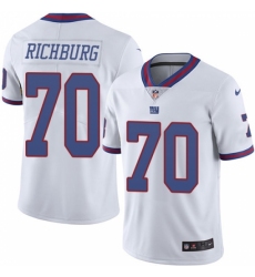 Youth Nike New York Giants #70 Weston Richburg Limited White Rush Vapor Untouchable NFL Jersey