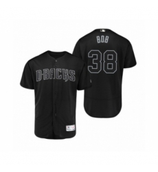 Men's Diamondbacks #38 Robbie Ray Bob Black 2019 Players Weekend Authentic Jersey