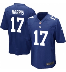 Men's Nike New York Giants #17 Dwayne Harris Game Royal Blue Team Color NFL Jersey