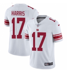 Men's Nike New York Giants #17 Dwayne Harris White Vapor Untouchable Limited Player NFL Jersey