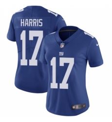 Women's Nike New York Giants #17 Dwayne Harris Elite Royal Blue Team Color NFL Jersey