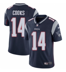 Youth Nike New England Patriots #14 Brandin Cooks Navy Blue Team Color Vapor Untouchable Limited Player NFL Jersey