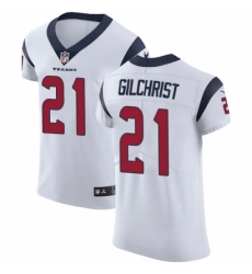 Men's Nike Houston Texans #21 Marcus Gilchrist White Vapor Untouchable Elite Player NFL Jersey