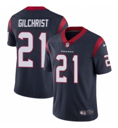 Youth Nike Houston Texans #21 Marcus Gilchrist Navy Blue Team Color Vapor Untouchable Limited Player NFL Jersey