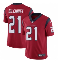 Youth Nike Houston Texans #21 Marcus Gilchrist Red Alternate Vapor Untouchable Limited Player NFL Jersey