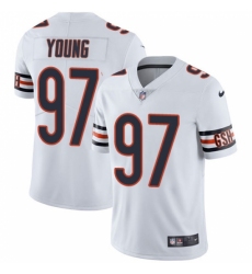 Men's Nike Chicago Bears #97 Willie Young White Vapor Untouchable Limited Player NFL Jersey