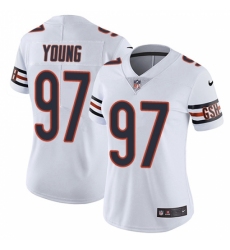 Women's Nike Chicago Bears #97 Willie Young White Vapor Untouchable Limited Player NFL Jersey
