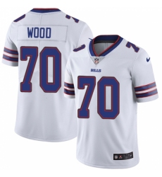 Men's Nike Buffalo Bills #70 Eric Wood White Vapor Untouchable Limited Player NFL Jersey