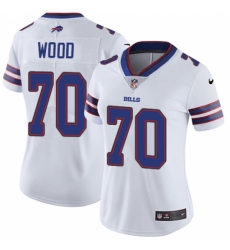 Women's Nike Buffalo Bills #70 Eric Wood White Vapor Untouchable Limited Player NFL Jersey