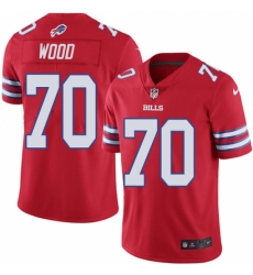 Youth Nike Buffalo Bills #70 Eric Wood Limited Red Rush Vapor Untouchable NFL Jersey