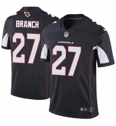 Men's Nike Arizona Cardinals #27 Tyvon Branch Black Alternate Vapor Untouchable Limited Player NFL Jersey