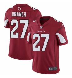 Men's Nike Arizona Cardinals #27 Tyvon Branch Red Team Color Vapor Untouchable Limited Player NFL Jersey