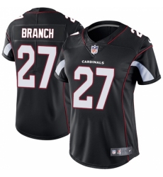 Women's Nike Arizona Cardinals #27 Tyvon Branch Black Alternate Vapor Untouchable Limited Player NFL Jersey