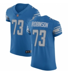 Men's Nike Detroit Lions #73 Greg Robinson Light Blue Team Color Vapor Untouchable Elite Player NFL Jersey