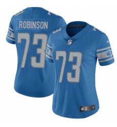 Women's Nike Detroit Lions #73 Greg Robinson Light Blue Team Color Vapor Untouchable Limited Player NFL Jersey