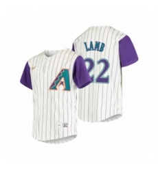 Men's Arizona Diamondbacks #22 Jake Lamb Nike Cream 2020 Cooperstown Collection Alternate Jersey