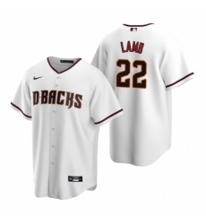 Men's Nike Arizona Diamondbacks #22 Jake Lamb White Home Stitched Baseball Jersey