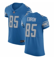 Men's Nike Detroit Lions #85 Eric Ebron Light Blue Team Color Vapor Untouchable Elite Player NFL Jersey