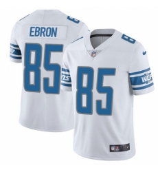 Men's Nike Detroit Lions #85 Eric Ebron Limited White Vapor Untouchable NFL Jersey