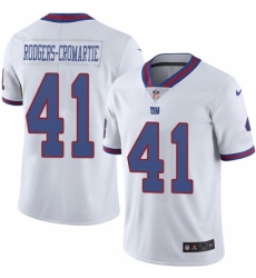 Men's Nike New York Giants #41 Dominique Rodgers-Cromartie Elite White Rush Vapor Untouchable NFL Jersey