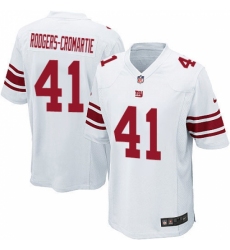 Men's Nike New York Giants #41 Dominique Rodgers-Cromartie Game White NFL Jersey