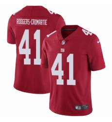 Men's Nike New York Giants #41 Dominique Rodgers-Cromartie Red Alternate Vapor Untouchable Limited Player NFL Jersey