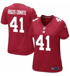 Women's Nike New York Giants #41 Dominique Rodgers-Cromartie Game Red Alternate NFL Jersey