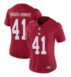 Women's Nike New York Giants #41 Dominique Rodgers-Cromartie Red Alternate Vapor Untouchable Limited Player NFL Jersey