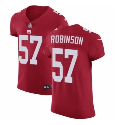 Men's Nike New York Giants #57 Keenan Robinson Red Alternate Vapor Untouchable Elite Player NFL Jersey