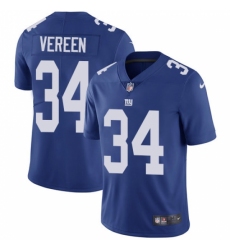 Men's Nike New York Giants #34 Shane Vereen Royal Blue Team Color Vapor Untouchable Limited Player NFL Jersey