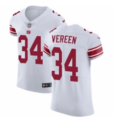 Men's Nike New York Giants #34 Shane Vereen White Vapor Untouchable Elite Player NFL Jersey