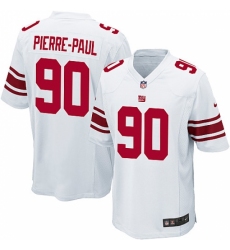 Men's Nike New York Giants #90 Jason Pierre-Paul Game White NFL Jersey