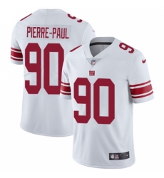 Men's Nike New York Giants #90 Jason Pierre-Paul White Vapor Untouchable Limited Player NFL Jersey