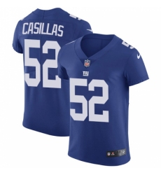 Men's Nike New York Giants #52 Jonathan Casillas Elite Royal Blue Team Color NFL Jersey