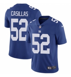 Youth Nike New York Giants #52 Jonathan Casillas Royal Blue Team Color Vapor Untouchable Limited Player NFL Jersey