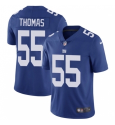 Youth Nike New York Giants #55 J.T. Thomas Elite Royal Blue Team Color NFL Jersey