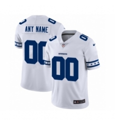 Men's Dallas Cowboys Customized White Team Logo Cool Edition Jersey