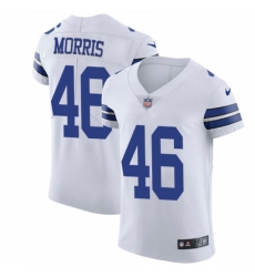 Men's Nike Dallas Cowboys #46 Alfred Morris Elite White NFL Jersey