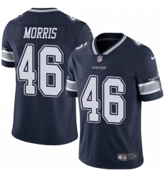 Men's Nike Dallas Cowboys #46 Alfred Morris Game Navy Blue Team Color NFL Jersey
