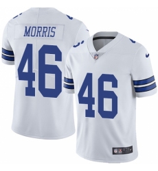 Men's Nike Dallas Cowboys #46 Alfred Morris White Vapor Untouchable Limited Player NFL Jersey