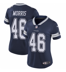 Women's Nike Dallas Cowboys #46 Alfred Morris Navy Blue Team Color Vapor Untouchable Limited Player NFL Jersey