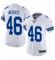 Women's Nike Dallas Cowboys #46 Alfred Morris White Vapor Untouchable Limited Player NFL Jersey