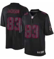 Men's Nike Tampa Bay Buccaneers #83 Vincent Jackson Elite Black Impact NFL Jersey