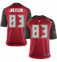 Men's Nike Tampa Bay Buccaneers #83 Vincent Jackson Game Red Team Color NFL Jersey