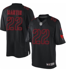 Men's Nike Tampa Bay Buccaneers #22 Doug Martin Limited Black Impact NFL Jersey